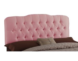Skyline Furniture Tufted Headboard in Shantung Woodrose