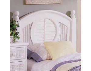 South Sea Rattan Cross Road Panel Headboard