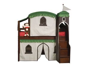 Bolton Furniture Treehouse Staircase Low Loft Bed