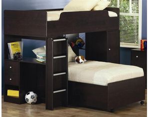 Union Square Simply Casual Cappuccino Loft Bed