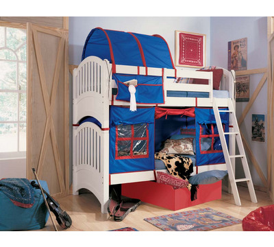 Blue and Red Tent 