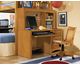Computer Hutch and Swivel Desk Chair
