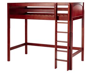 Maxtrix Twin High Loft Bed w. Straight Ladder