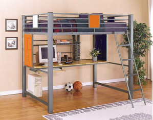 Powell Teen Trends Full Loft Study Bunk Bed (Duplicate)