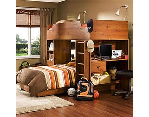 South Shore Sunny Pine Logik Twin Loft Bed