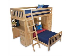 Tradewins Birch Youth Twin over Twin Loft Bed - FREE Inside Delivery!