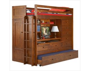 Tradewins Echo Falls Computer Loft Bed - FREE Inside Delivery!