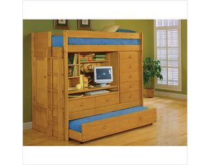 Tradewins Mountain River Computer Loft Bed - FREE Inside Delivery!