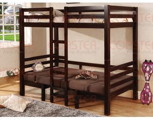 Union Square Lil Camper Convertible Cappuccino Twin Loft Bed