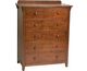 Mission Cherry 5 Drawer Chest