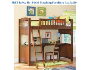 Lea Dillon Twin Loft Bed - FREE Inside Delivery!