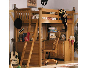 Lea My Place Twin Loft Bed - FREE Slat Pack AND Inside Delivery!