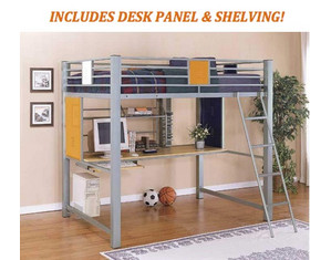 Powell Teen Trends Full Loft Bed - FREE Inside Delivery!