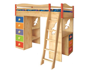 Room Magic Star Rocket Loft Bed - FREE INSIDE DELIVERY!