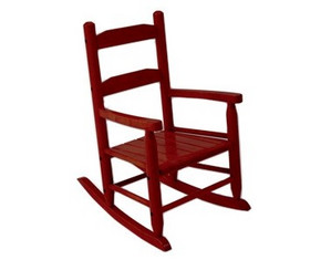 Kidkraft 2 Slat Rocking Chair Cherry - Fast FREE FedEx Shipping!