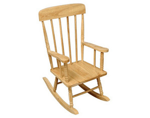 Kidkraft Spindle Rocking Chair with Natural Finish - Fast FREE FedEx Shipping!