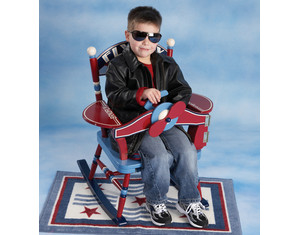 Levels of Discovery Fly Boy Airplane Rocker - Fast FREE FedEx Shipping!