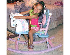 Levels of Discovery Kiddie Ups Carousel Rocking Horse - Fast FREE FedEx Shipping!