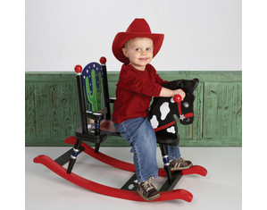 Levels of Discovery Kiddie Ups Cowboy Rocking Horse - Fast FREE FedEx Shipping!