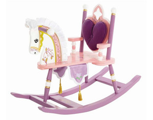 Levels of Discovery Kiddie Ups Princess Rocking Horse - Fast FREE FedEx Shipping!