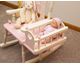 Cradle with Pink Corduroy Pad
