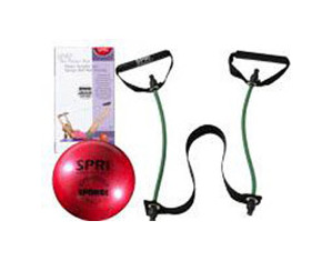 SPRI Pilates Xertube and Sponge Ball Mat Training - Fast FREE FedEx Shipping!