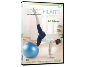 STOTT PILATES 3-D Balance Stability Ball Pilates DVD - FREE Inside Delivery!