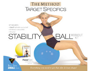 The Method Pilates Stability Ball Workout Kit