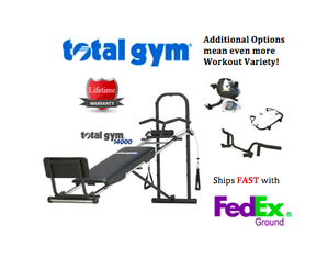 Total Gym 14000 Home Gym - Fast FREE FedEx Shipping!