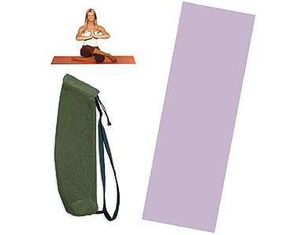 CAP Barbell Yoga Mat w/Mesh Bag (Amethyst-Light Purple)