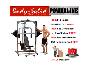 Body-Solid Powerline PSM1442XS Smith Machine System - INSIDE Delivery!