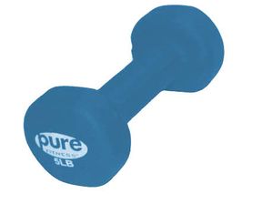 Pure Fitness 5 Pound Black Dumbbell