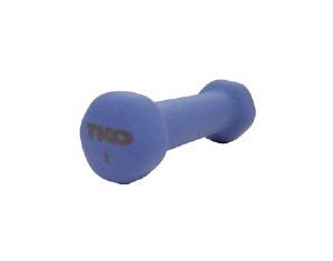 TKO Boxing 1lb  Neoprene Coated Dumbbell w/ Tri-Grip Handle Dumbbell