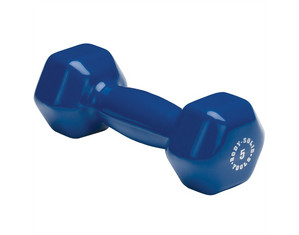 Body-Solid 5 lbs Vinyl in Dumbbell Blue - Fast FREE FedEx Shipping!