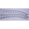 CAP Barbell Solid Chrome Dumbbell with Contour Handle