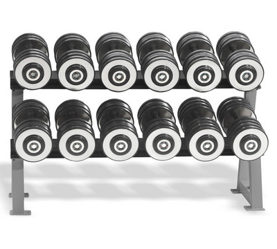 Hampton Fitness 105 to 130 lbs Eclipse Dumbbell with Snug-Grip Handles