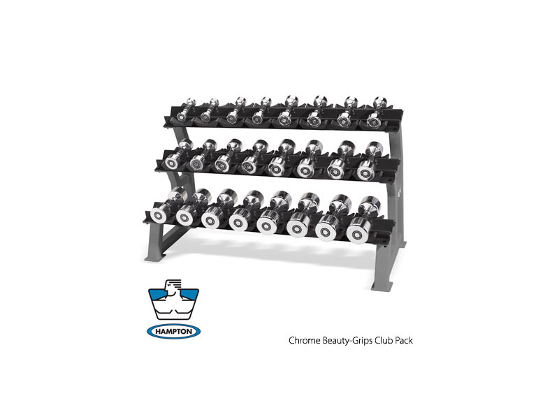 Optional 2.5-30 lbs Set with 3 Tier Horizontal Rack