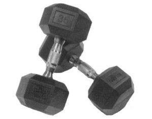 Hampton Fitness Heavy Dura-Bell Dumbbell