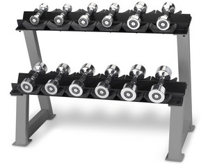 Hampton Fitness 6 Pair Chrome Beauty-Grips Standard Club Pack
