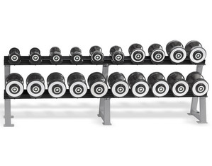 Hampton Fitness 5 - 50 lbs Eclipse Dumbbell Club Pack Dumbbell