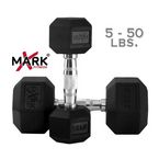 X-mark-fitness-5-lb-to-50-lb-rubber-hex-dumbbell-set-dumbbell 0 145x145.jpg