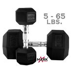 X-mark-fitness-5-lb-to-65-lb-rubber-hex-dumbbell-set-dumbbell 0 145x145.jpg