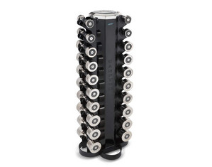 Hampton Fitness 10 Pair Pro-Style Dumbbell Saddle Rack - 2T-SDL-10 - Fast FREE FedEx Shipping!