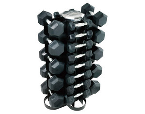 Hampton Fitness 13 Pair Four-Sided Vertical Rack - V-4-13 - Fast FREE FedEx Shipping!
