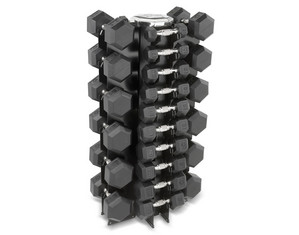 Hampton Fitness 16 Pair Four-Sided Vertical Rack - V-4-16 - Fast FREE FedEx Shipping!
