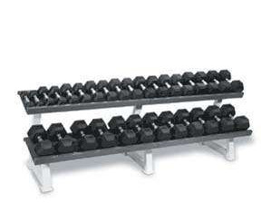 Hampton Fitness Two Tier Dura-Bell Rack - 2T-FLT2T-FLT - Fast FREE FedEx Shipping!