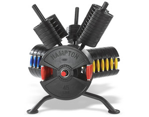 Hampton Fitness Fusion Plate Spin Rack - FNR-1
