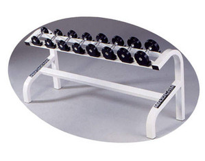 Maxicam 4 Pair Single Tier Dumbbell Rack - Fast FREE FedEx Shipping!