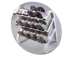 Maxicam 6 Pair Triple Level Dumbbell Rack - Fast FREE FedEx Shipping!