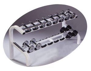 Maxicam 8 Pair Double Level Dumbbell Rack - FREE Inside Delivery!